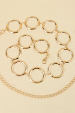 Circle Ring Chain Belt