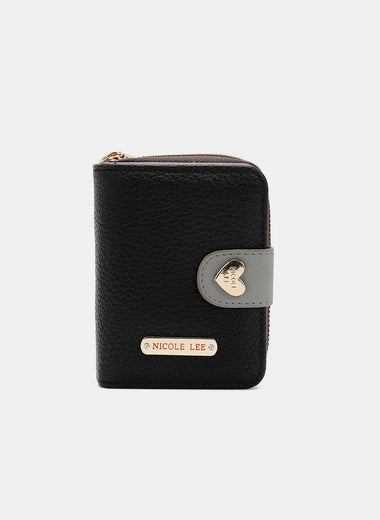 Nicole Lee USA Solid Heart Bifold Wallet