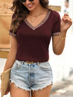 V-Neck Short Sleeve T-Shirt