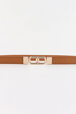 Geometric Double Buckle Elastic Belt