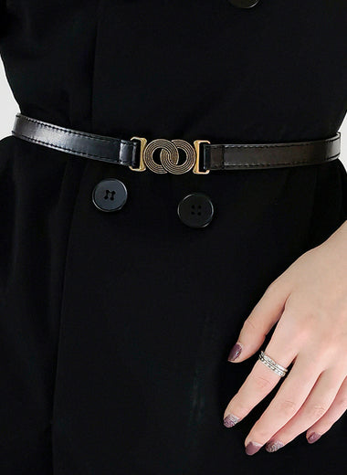 Alloy Buckle PU Belt