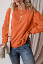 Round Neck Long Sleeve Sweatshirt