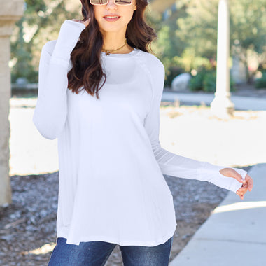 Basic Bae Full Size Round Neck Long Sleeve T-Shirt