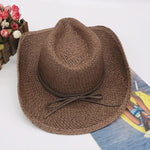 Tied Adjustable Lala Grass Woven Hat