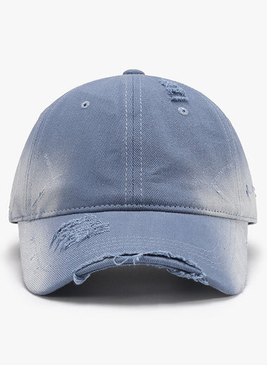 Distressed Adjustable Cotton Hat