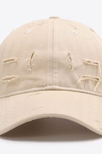 Distressed Adjustable Baseball Cap