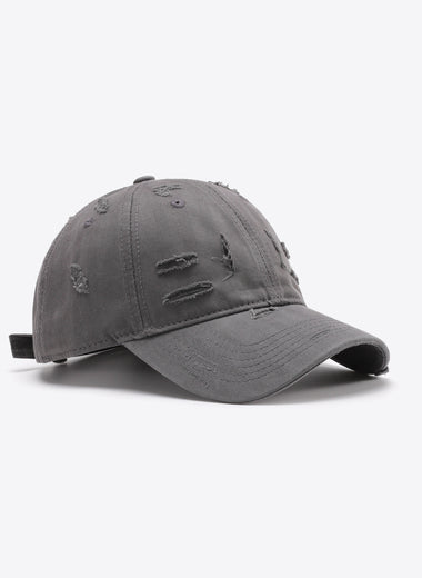 Distressed Adjustable Baseball Cap