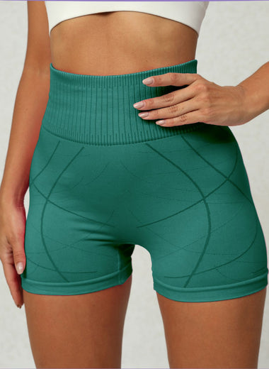 High Waist Active Shorts