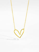 925 Sterling Silver Heart Pendant Necklace