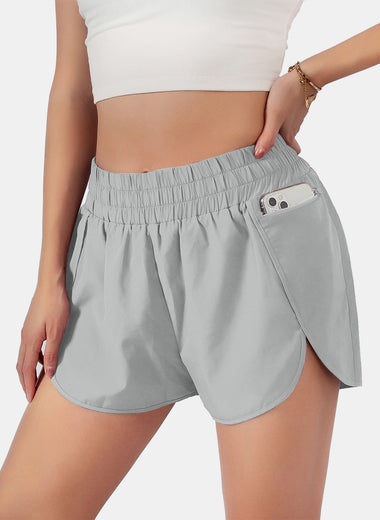 Elastic Waist Active Shorts