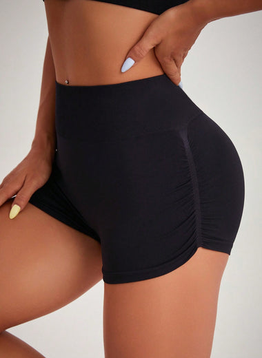 High Waist Active Shorts