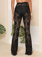 Lace High Waist Swim Pants