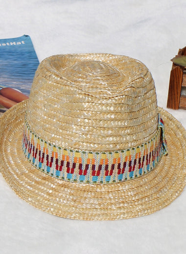 Short Brim Straw Woven Hat