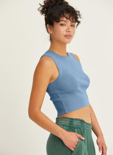 HYFVE Ribbed Knit Cropped Tank