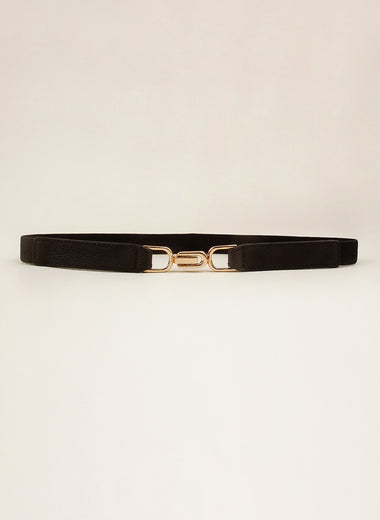 Alloy Buckle Elastic Belt