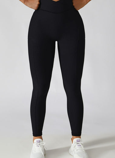 Basic Bae Crossover Waist Active Leggings