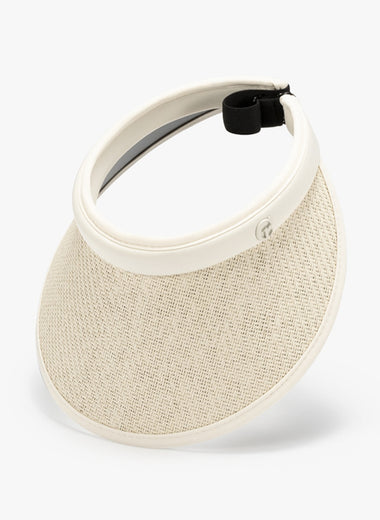 Solid Adjustable Weave Visor