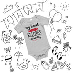 Baby short sleeve one piece - Cool Tshirts