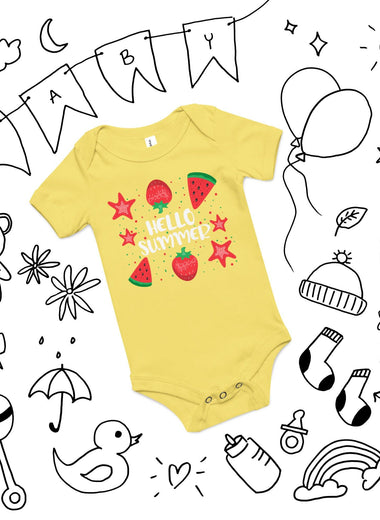 Baby short sleeve one piece - Cool Tshirts