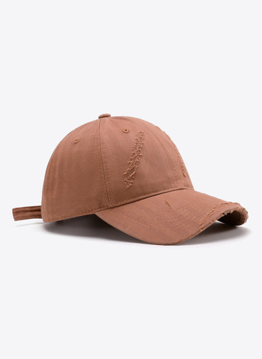 Distressed Adjustable Baseball Cap