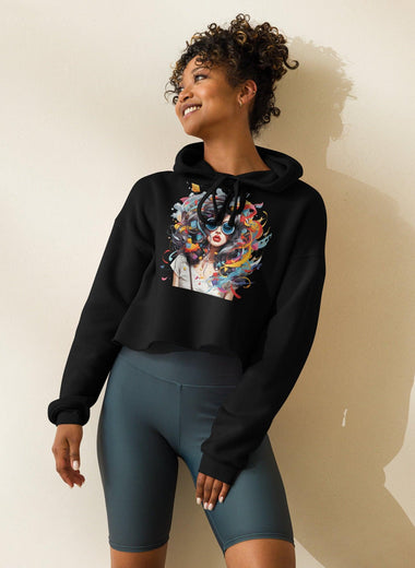 Crop Hoodie - Cool Tshirts