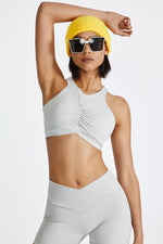 Ruched Crisscross Active Tank