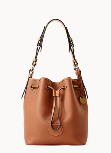 PU Drawstring Bucket Bag