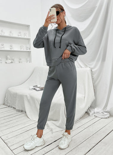 Sports Hoodie and Joggers Set