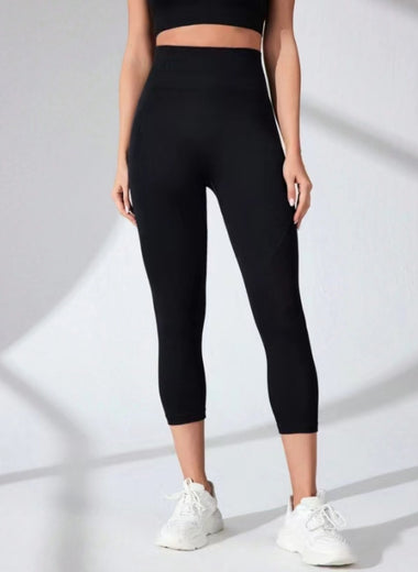 High Waist Cropped Active Leggings