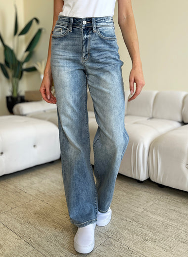 Judy Blue Full Size High Waist Straight Jeans