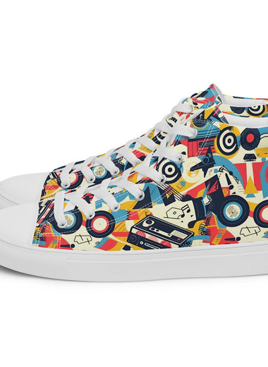 Men’s high top canvas shoes - Cool Tshirts