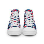 Men’s high top canvas shoes