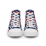 Men’s high top canvas shoes