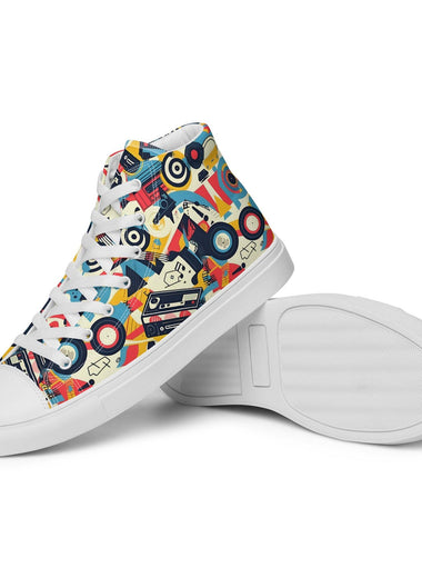 Men’s high top canvas shoes - Cool Tshirts