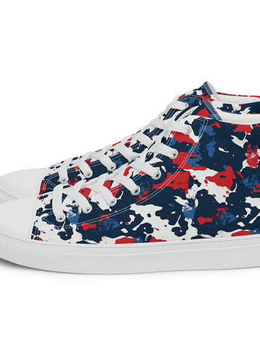 Men’s high top canvas shoes