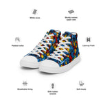 Men’s high top canvas shoes - Cool Tshirts