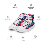 Men’s high top canvas shoes