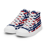 Men’s high top canvas shoes