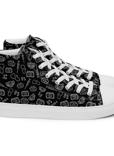 Men’s high top canvas shoes - Cool Tshirts