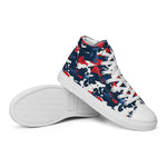 Men’s high top canvas shoes