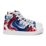 Men’s high top canvas shoes