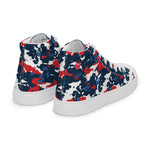 Men’s high top canvas shoes