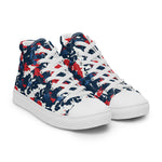 Men’s high top canvas shoes