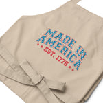 Organic cotton apron