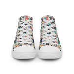 Women’s high top canvas shoes - Cool Tshirts