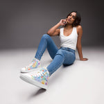 Women’s high top canvas shoes - Cool Tshirts