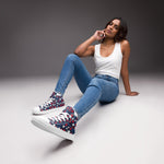 Women’s high top canvas shoes - Cool Tshirts