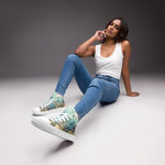 Women’s high top canvas shoes - Cool Tshirts