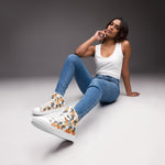 Women’s high top canvas shoes - Cool Tshirts