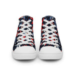 Women’s high top canvas shoes